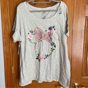 Disney Minnie Mouse Floral T Shirt